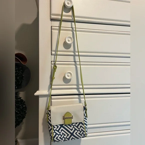 Spartina 449 Leather and Linen Crossbody - Picture 2 of 16